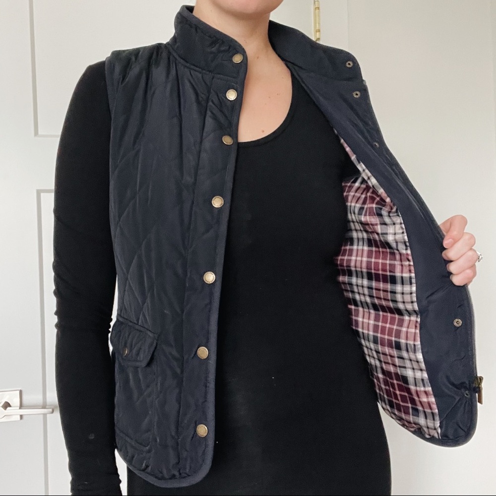 Cambridge Dry Goods Navy Quilted Vest